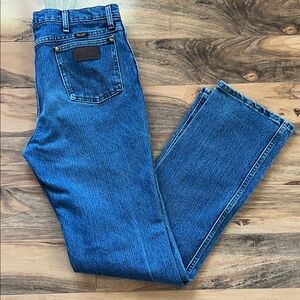 Wrangler Men’s 36x35 Slim Bootcut Advanced Comfort Denim Jeans Western Cowboy